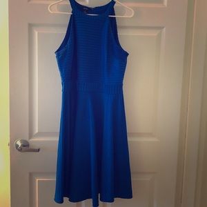 Alfani blue A-line dress